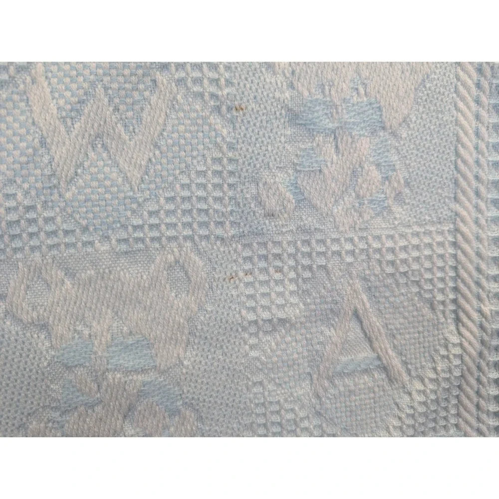 Up Scale Blue Acrylic Baby Blanket‎